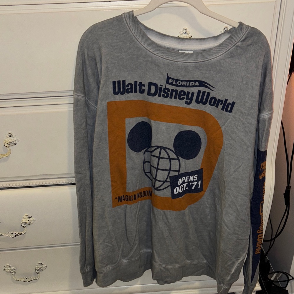 Disney Vintage Gray Sweatshirt